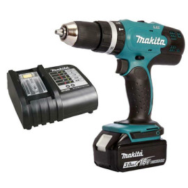Máy khoan búa và vặn vít dùng pin Makita DHP453SFX8 Máy khoan búa và vặn vít dùng pin Makita DHP453SFX8